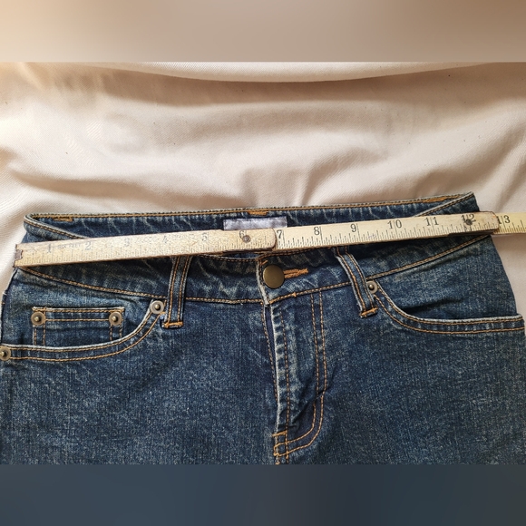 Santa Barbara Jeans, circa 2003, y2k era, size 1, denim jeans with embellishment - Picture 10 of 11